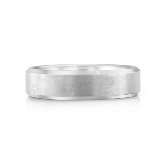 Brushed Silver Tungsten Ring, Wedding Ring, Silver Engagement Ring, Bridal Ring, Gift For Boyfriend/Girlfriend